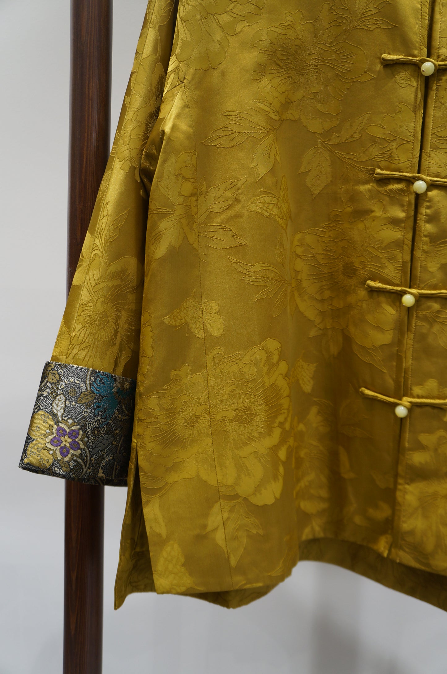 Yellow Song Brocade Blouse | Radiance of Tradition