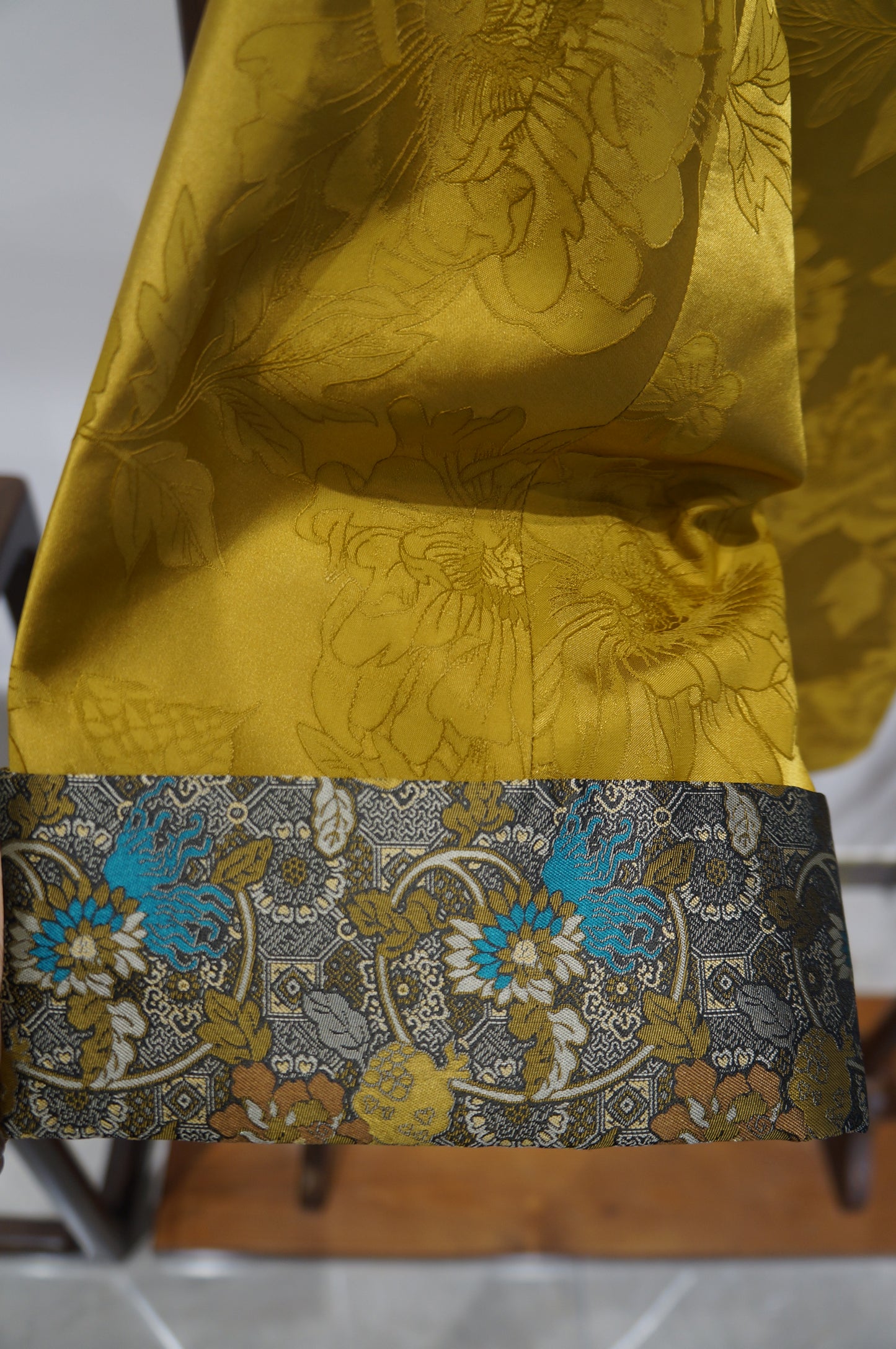 Yellow Song Brocade Blouse | Radiance of Tradition