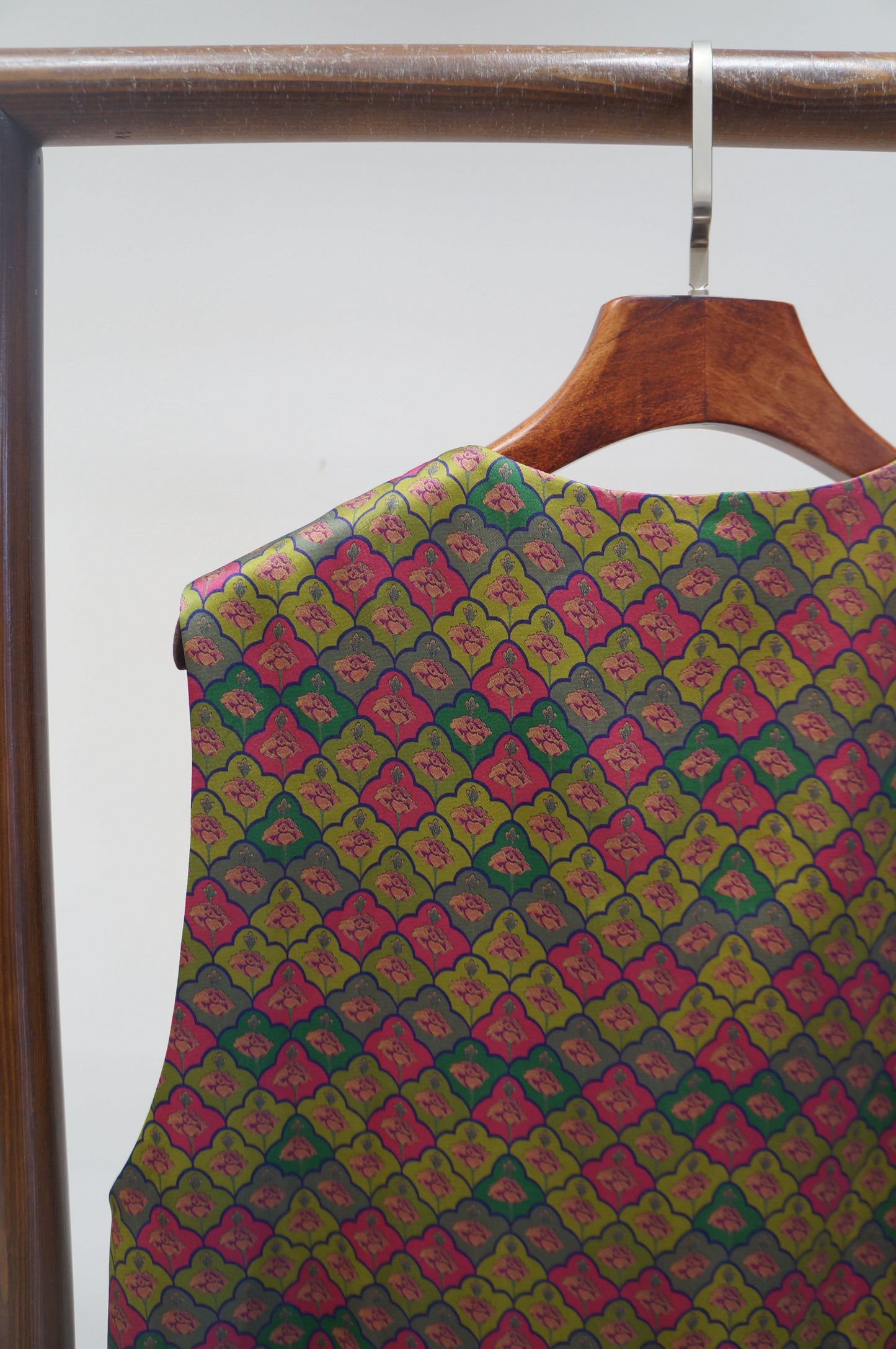 Purple Velvet Patchwork Vest | Contemporary Chinese Elegance