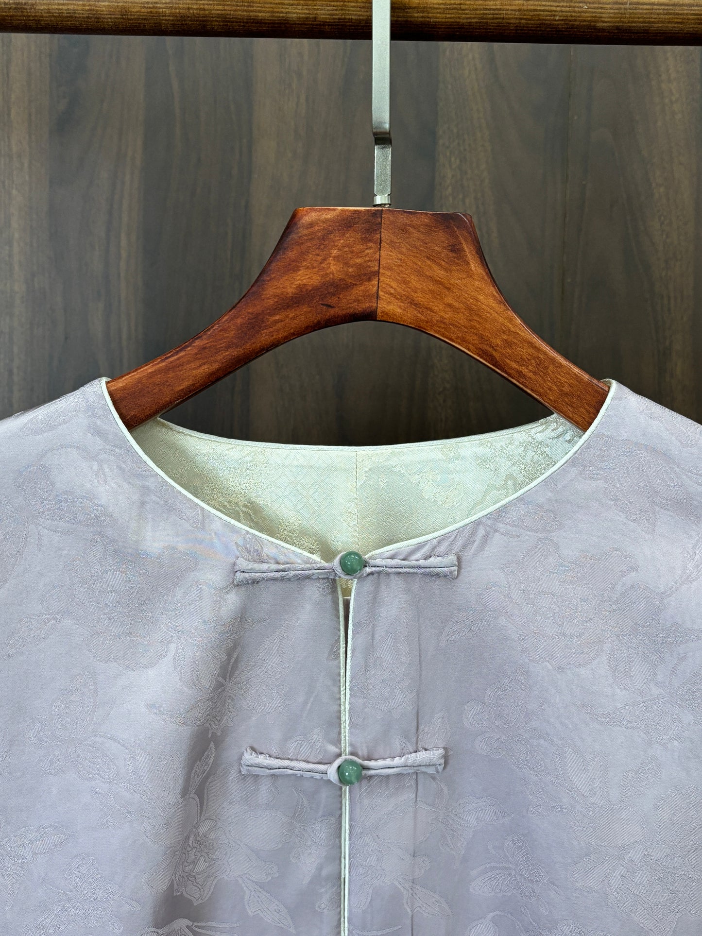紫色人絲提花外套 Purple Rayon Jacquard Jacket