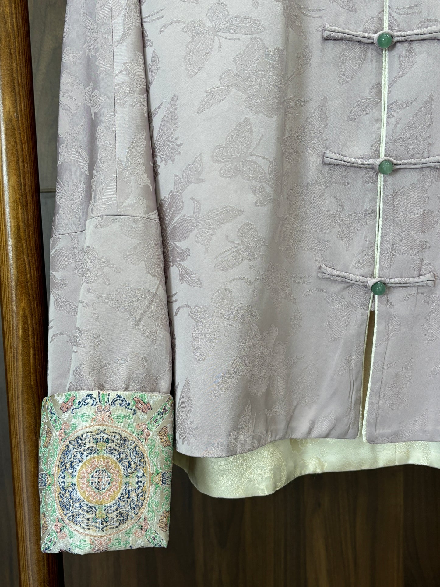 紫色人絲提花外套 Purple Rayon Jacquard Jacket
