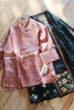 Luxe Orienta Outfit: Silk Blouse and Embroidery Mamianqun Skirt