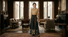 Luxury Silk and Xiangyunsha outfit