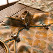 Warm Brown Mulberry Silk Xiangyunsha Qipao | Floral Sleeveless Neo-Chinese Dress - LUXE ORIENTA - Luxe Orienta CO., LIMITED