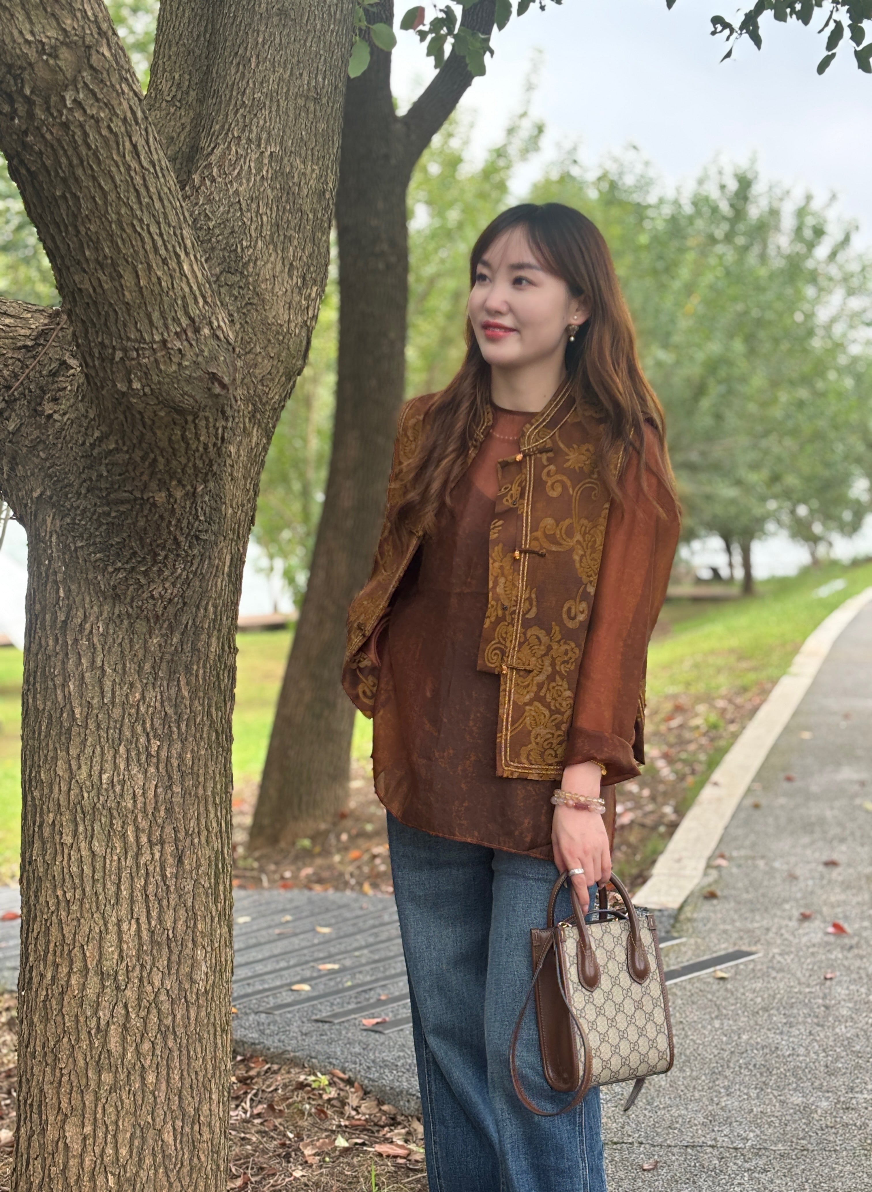 Yellow Jacquard Short Vest – Modern Heritage Elegance by LUXE ORIENTA - Luxe Orienta CO., LIMITED