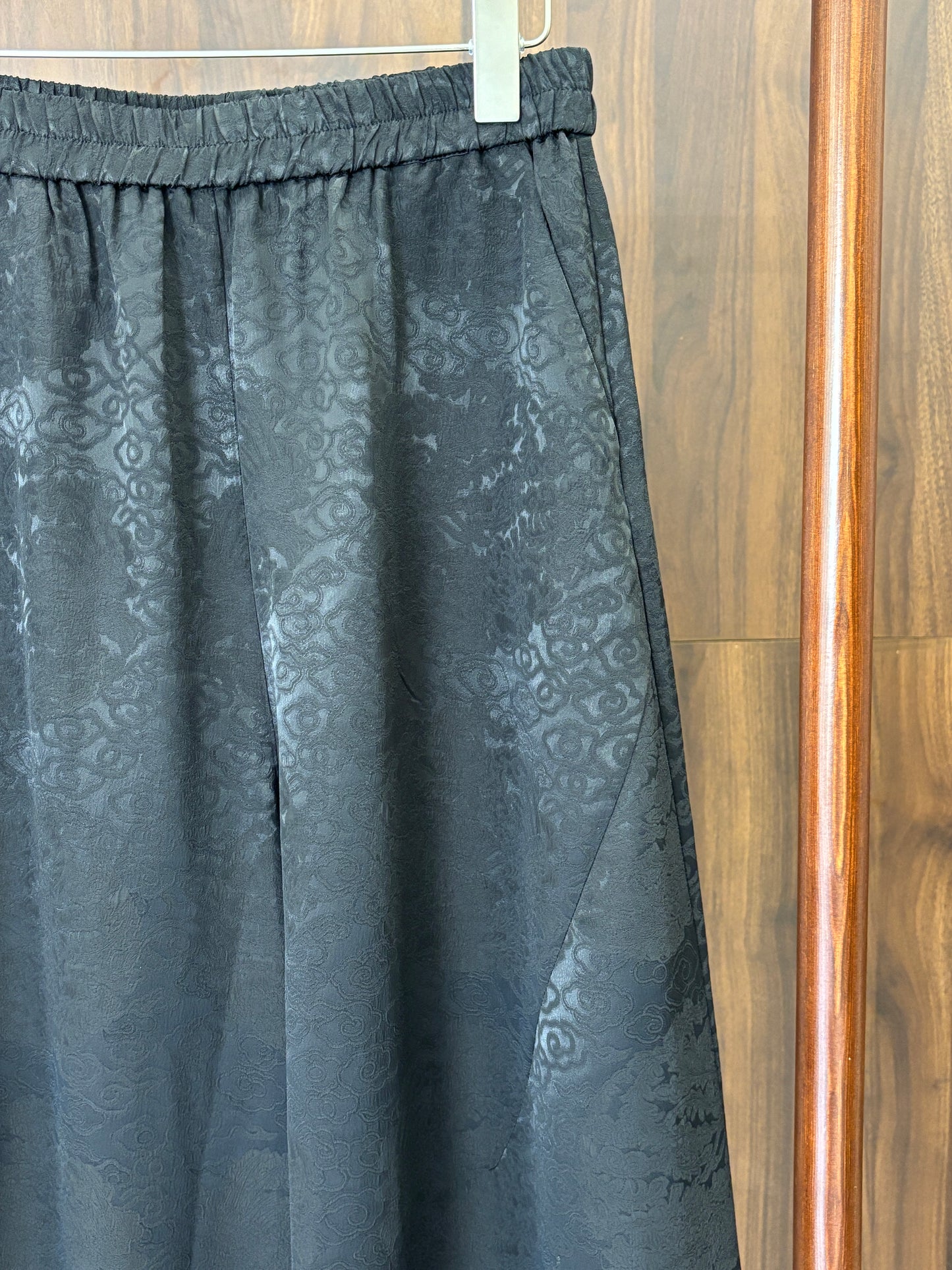 黑色醋酸褲 Black Acetate Pants