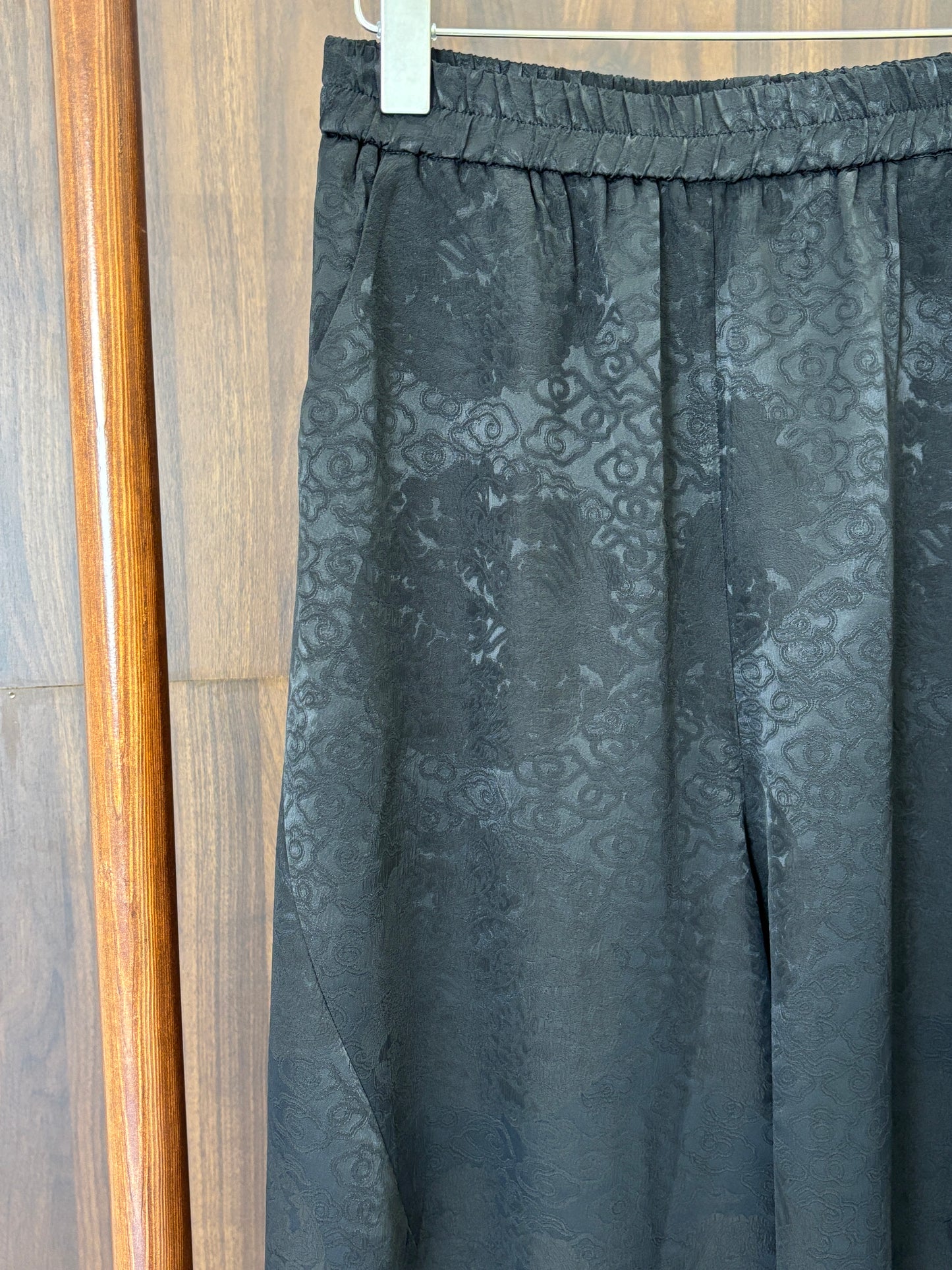 黑色醋酸褲 Black Acetate Pants