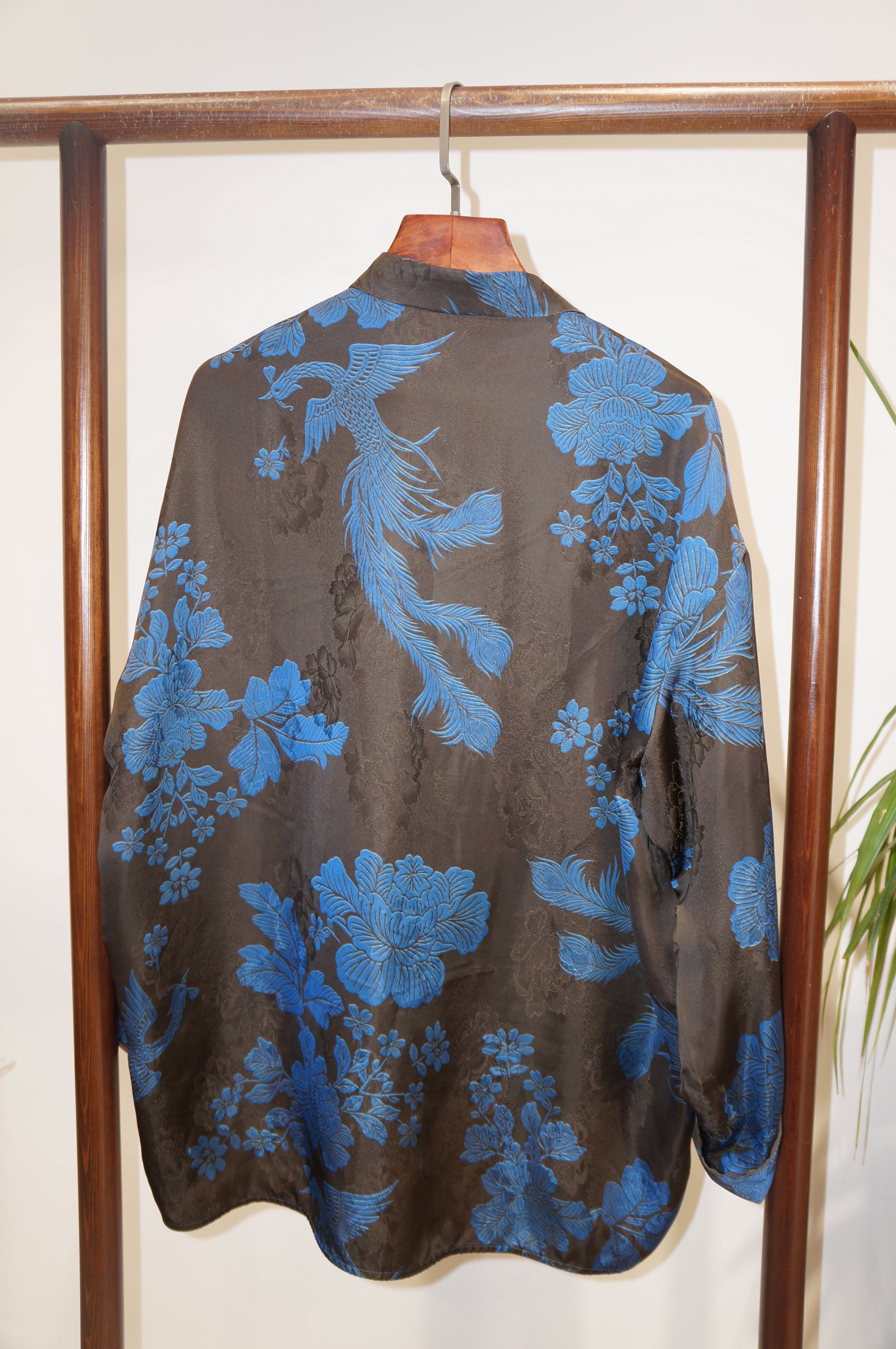 Blue Phoenix Xiangyunsha Blouse | Grace in Motion - Luxe Orienta CO., LIMITED