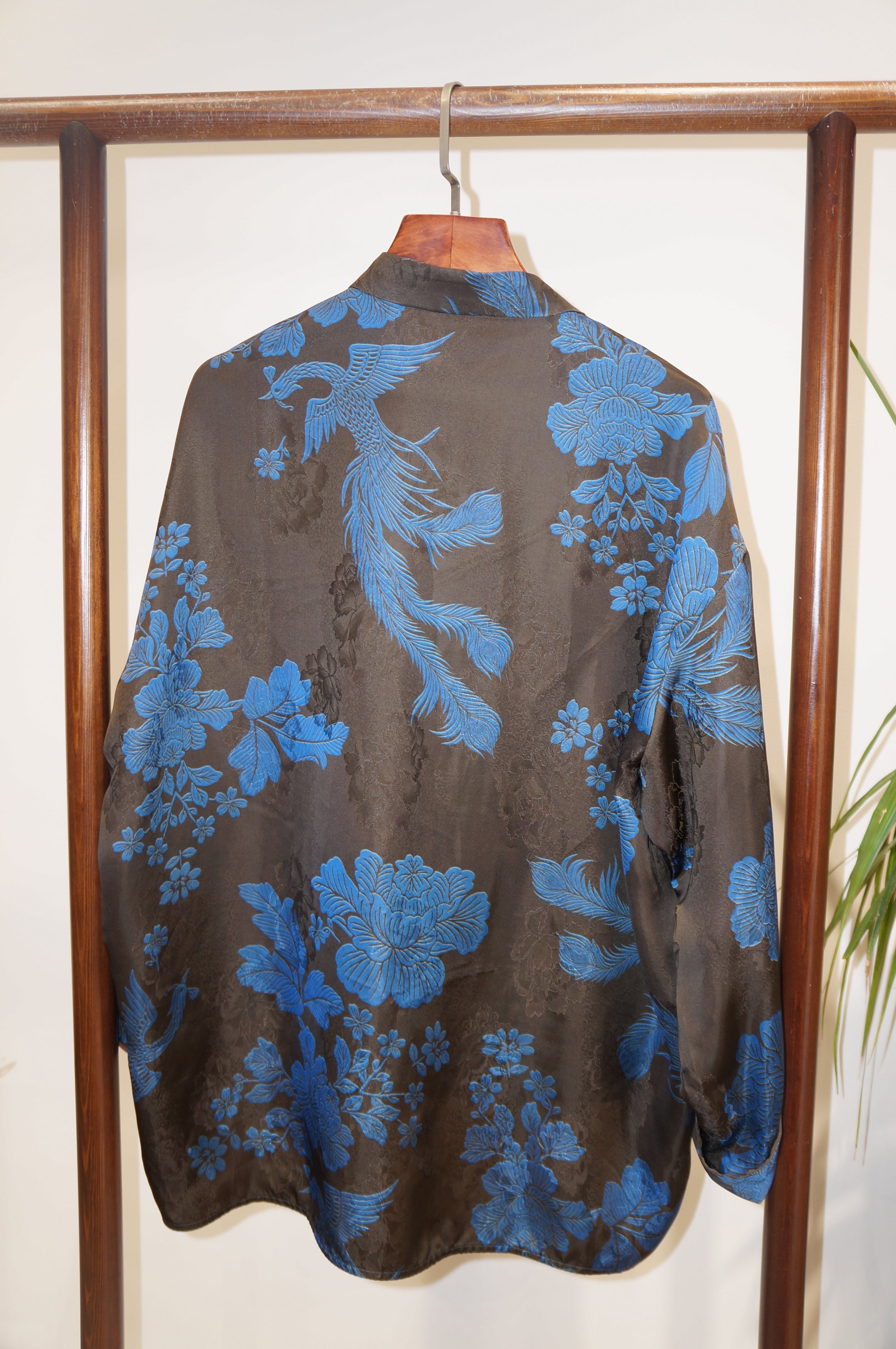 Blue Phoenix Xiangyunsha Blouse | Grace in Motion - Luxe Orienta CO., LIMITED