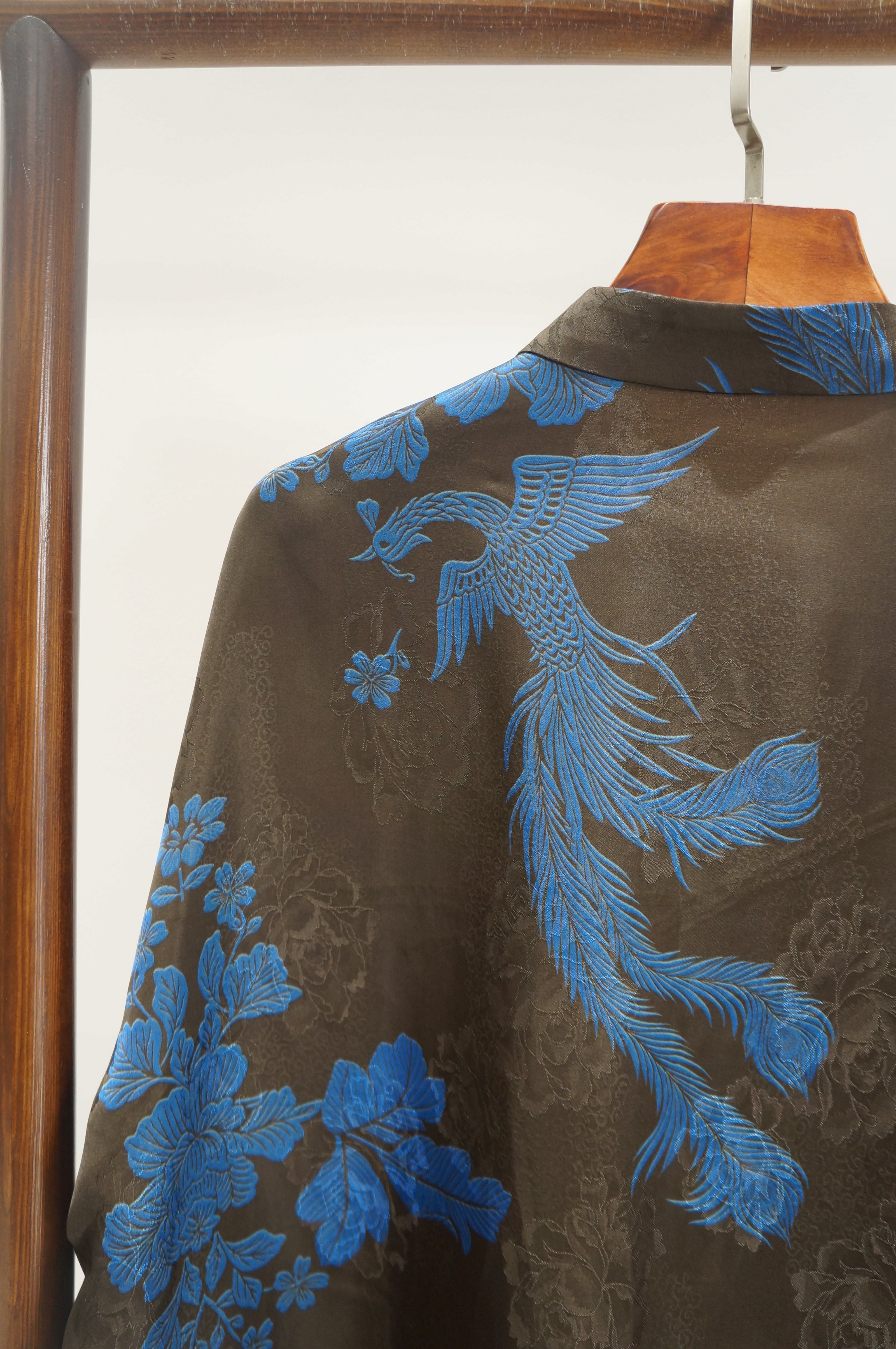 Blue Phoenix Xiangyunsha Blouse | Grace in Motion - Luxe Orienta CO., LIMITED