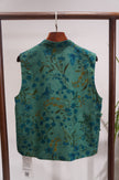 Green Mulberry Silk Vest | Modern Chinese Sophistication - Luxe Orienta CO., LIMITED