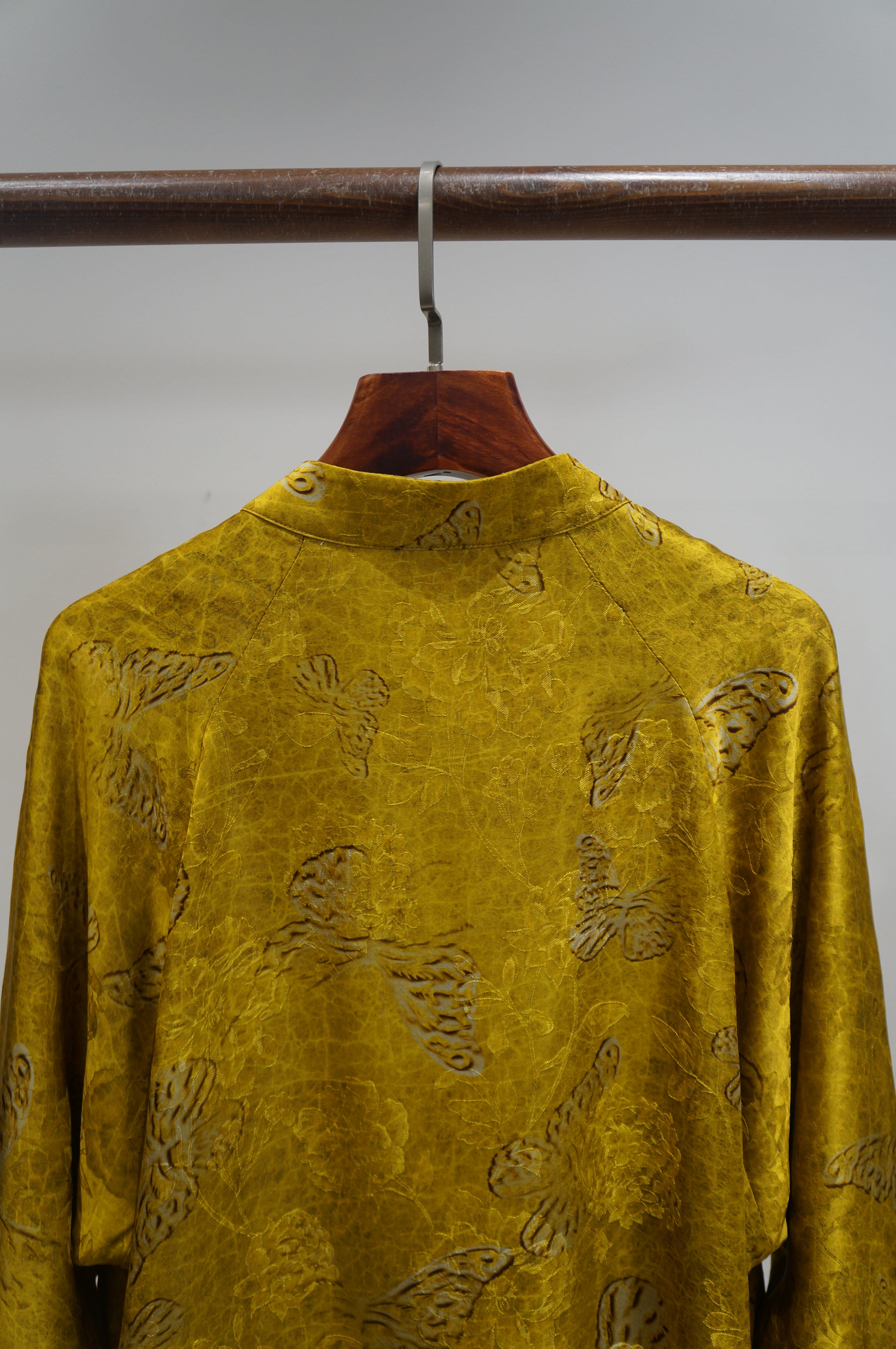 Yellow Xiangyunsha Embroidered Jacket | Timeless Chinese Elegance - Luxe Orienta CO., LIMITED