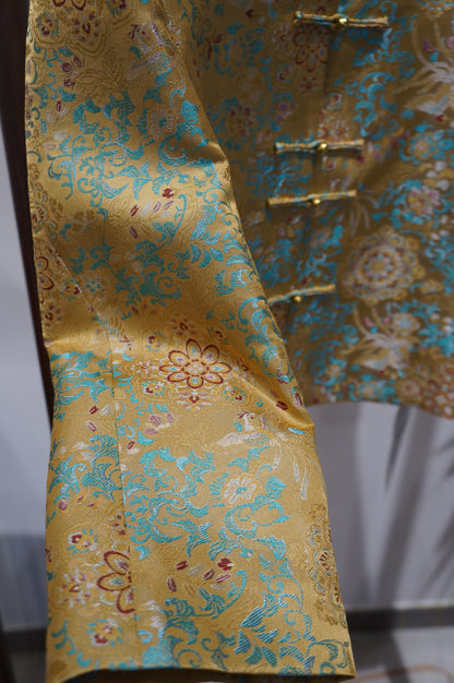 Yellow Song Brocade Jacket | Heritage Meets Modern Elegance