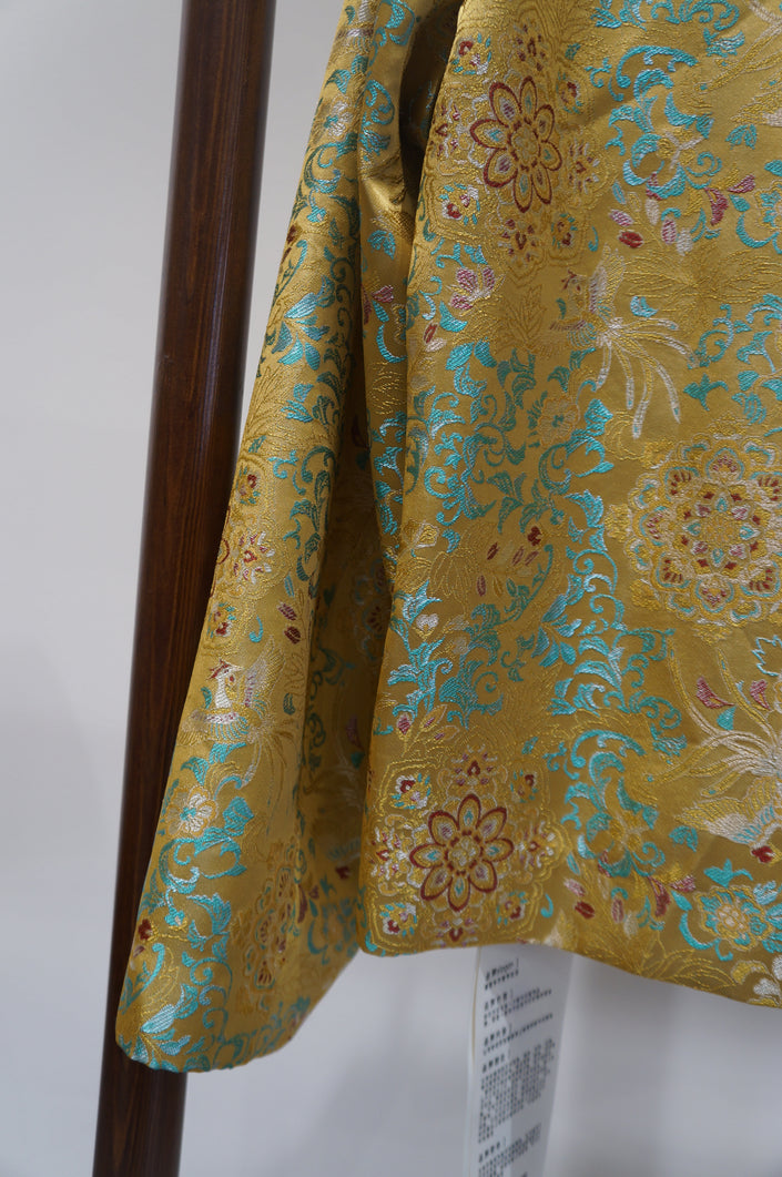 Yellow Song Brocade Jacket | Heritage Meets Modern Elegance - Luxe Orienta CO., LIMITED