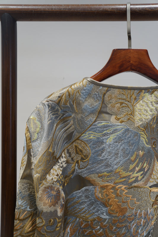 Light Blue Embroidered Jacket | Elegant Chinese Heritage