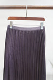 Purple Rayon Pleated Skirt | Modern Chinese Grace - Luxe Orienta CO., LIMITED