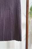 Purple Rayon Pleated Skirt | Modern Chinese Grace - Luxe Orienta CO., LIMITED