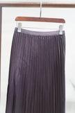 Purple Rayon Pleated Skirt | Modern Chinese Grace - Luxe Orienta CO., LIMITED