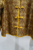 Yellow Mulberry Silk Shu Brocade Jacket with Pankou Buttons | Timeless Chinese Luxury - Luxe Orienta CO., LIMITED