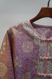 Pink Rayon Shu Brocade Jacket | Modern Chinese Refinement - Luxe Orienta CO., LIMITED