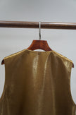 Gold Acetate Embroidered Vest | Elegant Chinese Heritage - Luxe Orienta CO., LIMITED