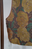 Brown Mulberry Silk Song Brocade Vest | Modern Chinese Heritage - Luxe Orienta CO., LIMITED
