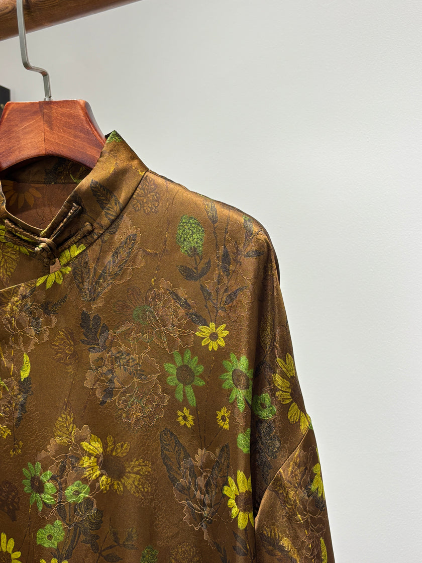 Xiangyunsha Daisy Blouse – Modern Elegance with Cultural Heritage - Luxe Orienta CO., LIMITED