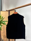 Black Velvet Sequin Vest | Luxe Orienta Modern Chinese Fashion - Luxe Orienta CO., LIMITED