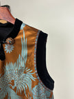 Brown Phoenix & Peony Xiangyunsha Vest | Symbolic Chinese Elegance - Luxe Orienta CO., LIMITED
