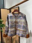 Purple Song Brocade Heritage Jacket | Luxe Orienta Modern Chinese Luxury - Luxe Orienta CO., LIMITED