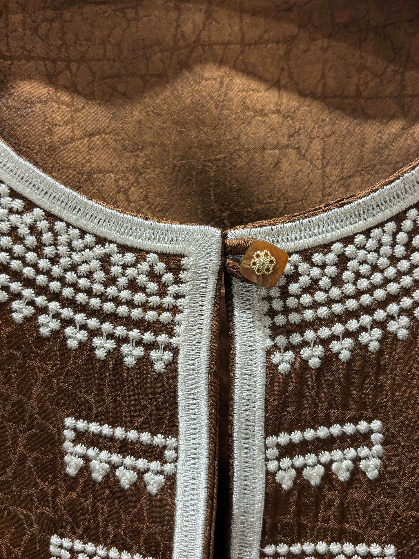 Brown Viscose Xiangyunsha Vest – Refined Oriental Simplicity by LUXE ORIENTA - Luxe Orienta CO., LIMITED