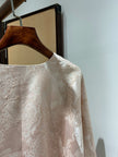 Pink Viscose Jacquard Jacket – Graceful Modern Elegance by LUXE ORIENTA - Luxe Orienta CO., LIMITED