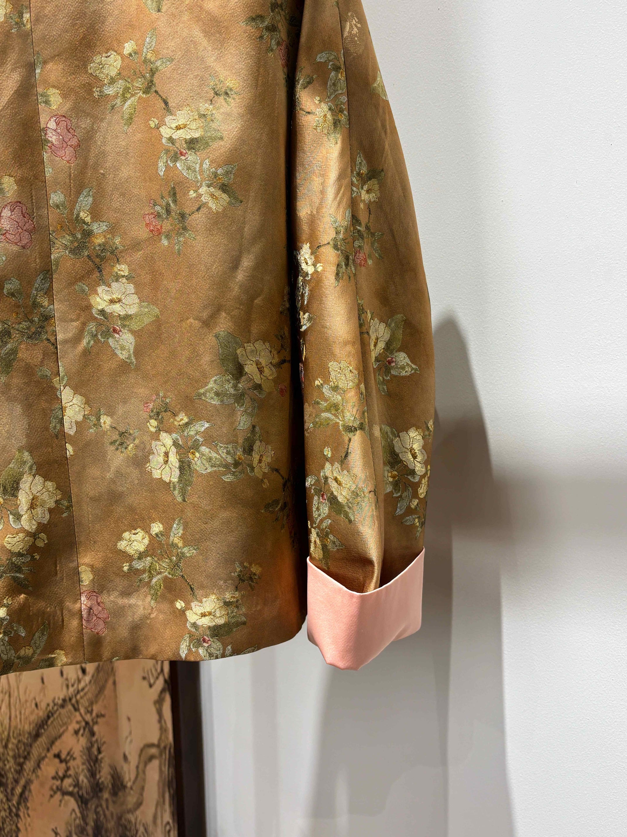 Yellow Viscose Printed Jacket – Radiant Modern Elegance by LUXE ORIENTA - Luxe Orienta CO., LIMITED