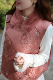 Blush Mulberry Silk Mink Vest - Luxe Orienta CO., LIMITED