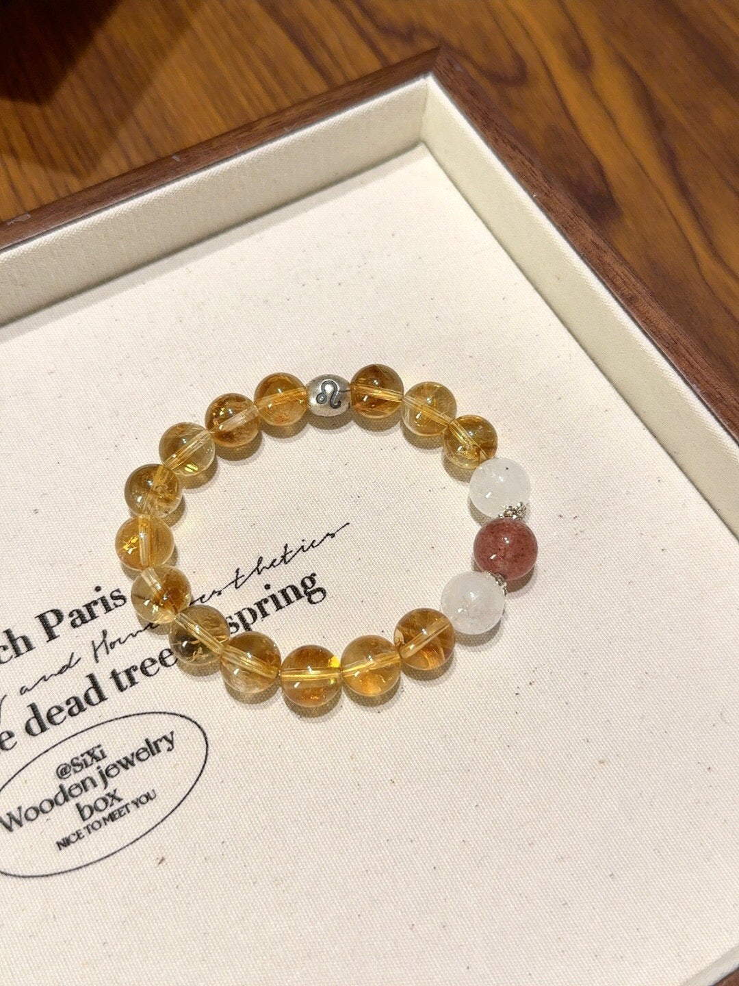 [LUXE ORIENTA Guardian Collection] Leo · Luminous Grace Energy Bracelet - Luxe Orienta CO., LIMITED