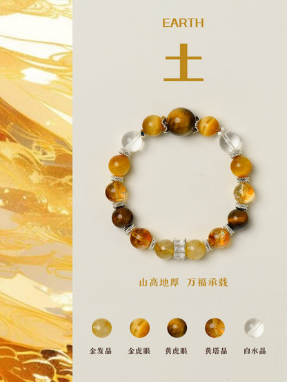 [Five Elements Luminescence] Earth · Steadfast Abundance Energy Bracelet - Luxe Orienta CO., LIMITED