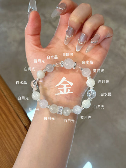 [Five Elements Luminescence] Metal · Clarity & Intuition Energy Bracelet - Luxe Orienta CO., LIMITED