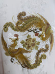 Mulberry Silk Phoenix Embroidered Reversible Tang Jacket | Modern Chinese Jacquard Blouse - Luxe Orienta CO., LIMITED