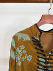 LUXE ORIENTA – Phoenix in Flight Xiangyun Silk Frog Button Blouse