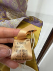 LUXE ORIENTA – Yellow Song Brocade & Velvet French Embroidery Silk Vest