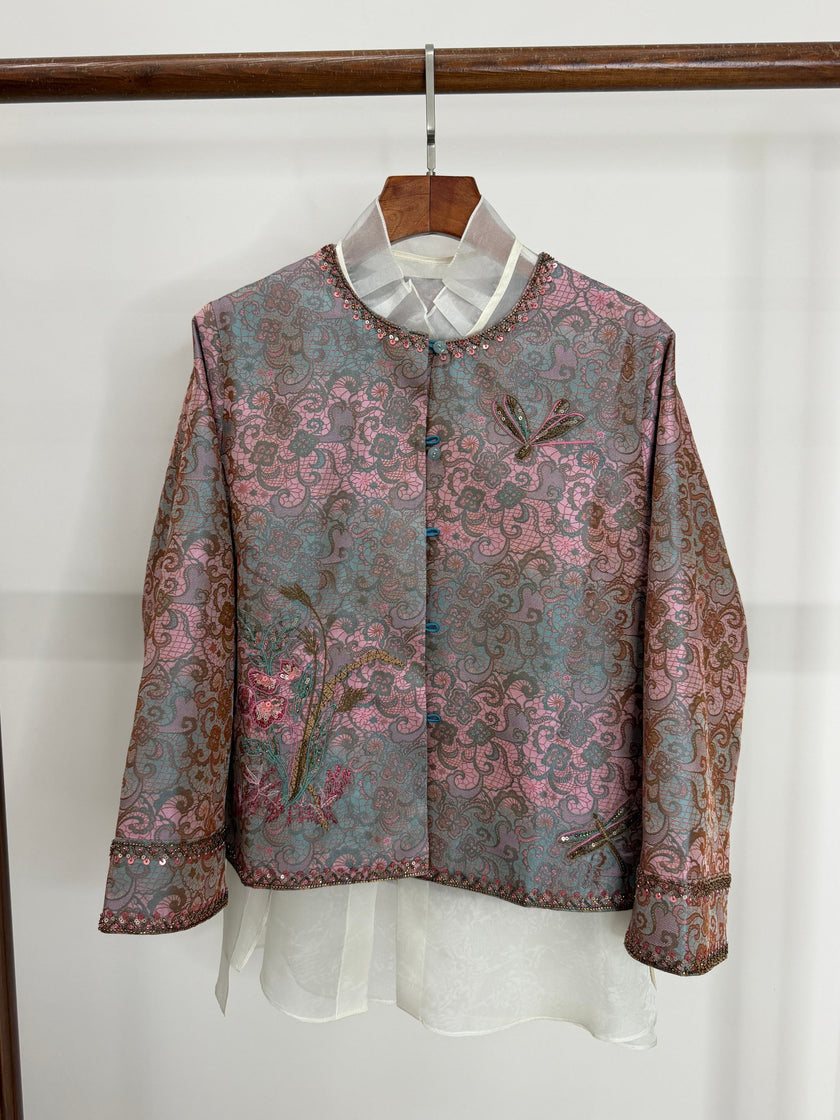 LUXE ORIENTA – Intangible Cultural Heritage Shu Brocade Flower Luo Silk Jacket