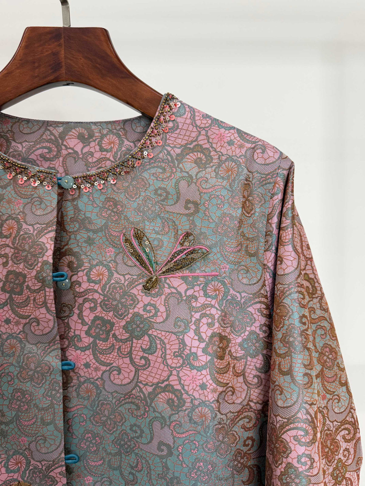 LUXE ORIENTA – Intangible Cultural Heritage Shu Brocade Flower Luo Silk Jacket