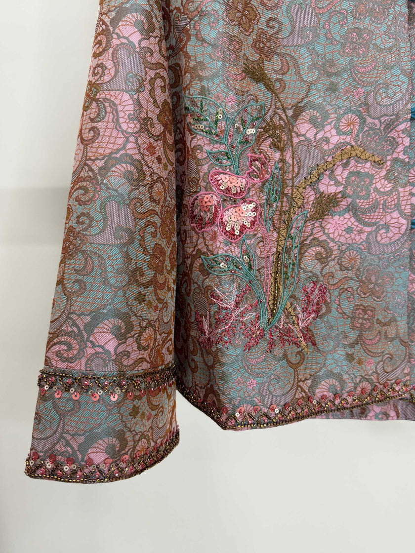 LUXE ORIENTA – Intangible Cultural Heritage Shu Brocade Flower Luo Silk Jacket