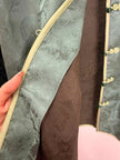 LUXE ORIENTA – Silk Xiangyun Guansha Cardigan Jacket in Pine Green