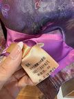 Imperial Violet Butterfly Metallic Jacquard Silk-Wool Vest with Beaded Embroidery - Luxe Orienta CO., LIMITED