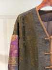Heritage Xiangyunsha & Jacquard Open-Front Cardigan with Handcrafted Knot Closures - Luxe Orienta CO., LIMITED