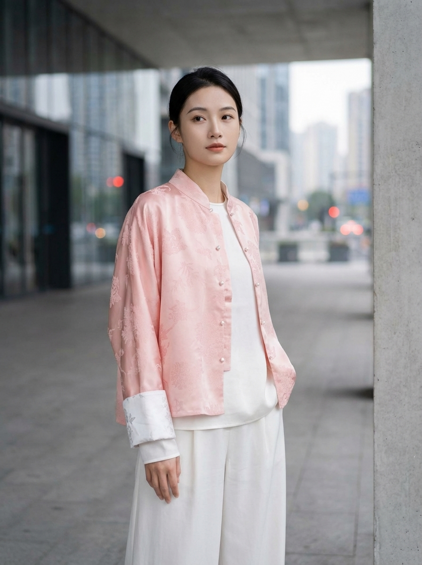 Phoenix Embroidered Mulberry Silk Tang Jacket – Reversible Chinese Silk Jacket | LUXE ORIENTA - Luxe Orienta CO., LIMITED