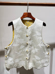 Reversible Phoenix Jacquard Vest | Modern Chinese Style Elegant Waistcoat – LUXE ORIENTA - Luxe Orienta CO., LIMITED