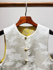 Reversible Phoenix Jacquard Vest | Modern Chinese Style Elegant Waistcoat – LUXE ORIENTA - Luxe Orienta CO., LIMITED