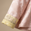 Pink Embroidered Jacquard Jacket – Floral & Mythical Motif Statement Coat for Women | Luxe Orienta - Luxe Orienta CO., LIMITED